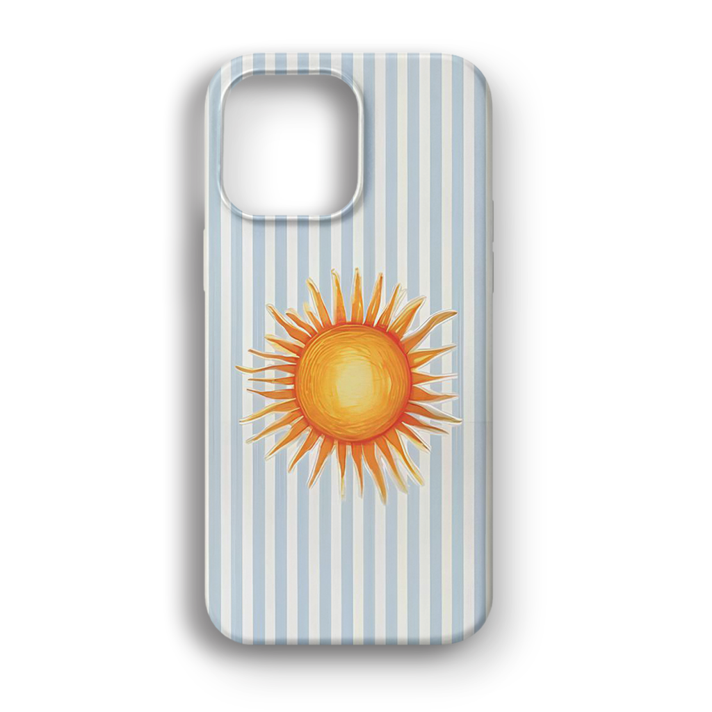 Sun of May Stripes - Lüks Kadife İç Kaplamalı Koruyucu Kılıf (K 134)