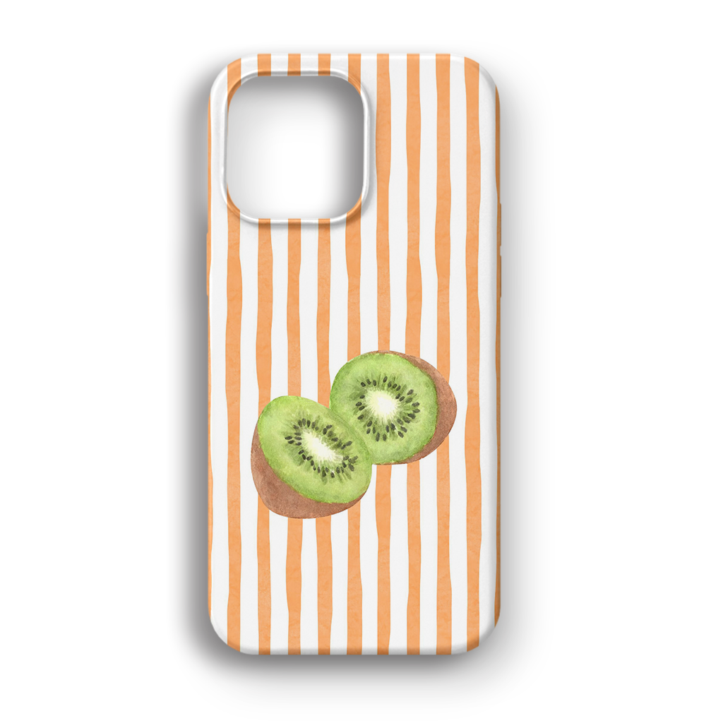 Kiwi Stripe - Lüks Kadife İç Kaplamalı Koruyucu Kılıf (K 139)
