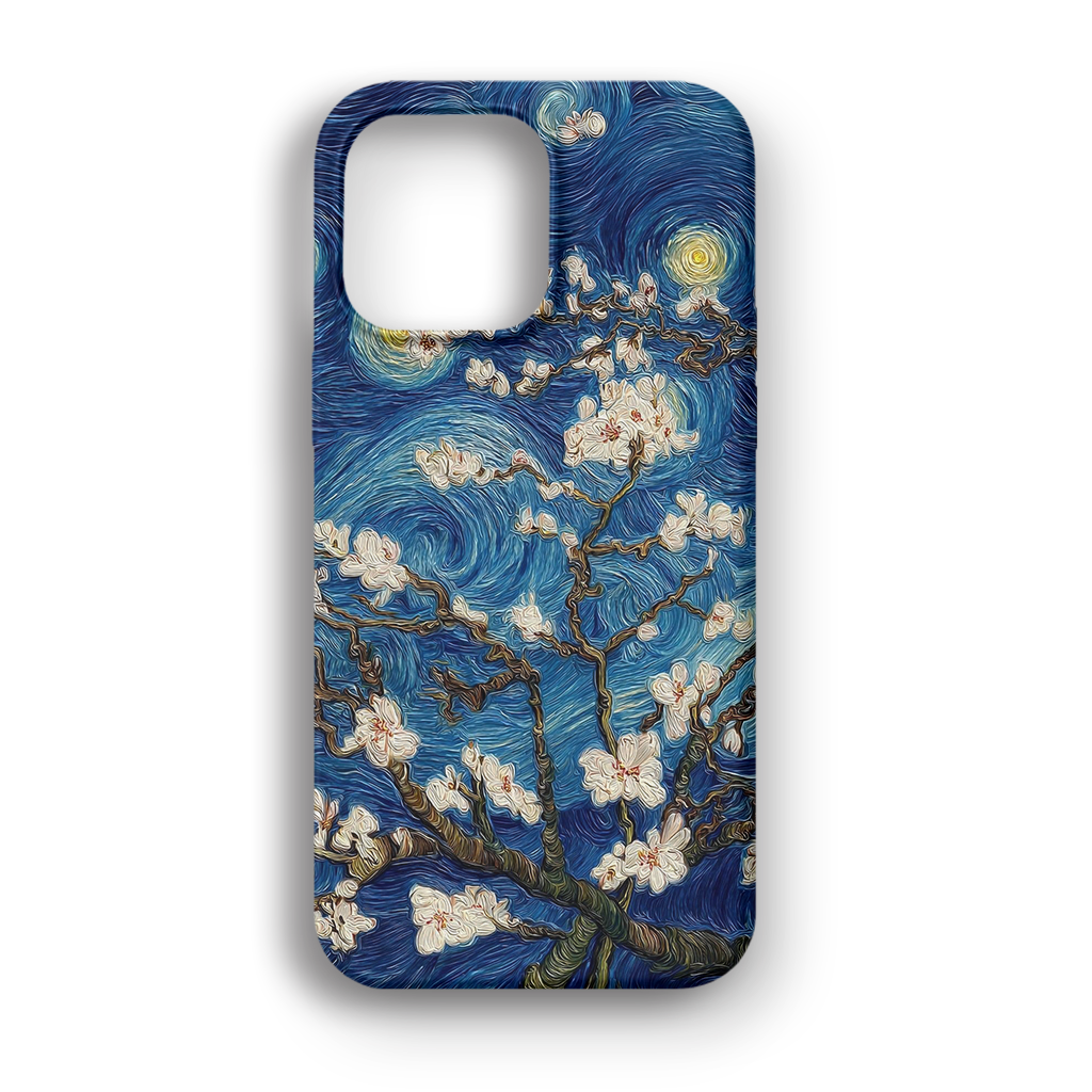 Almond Blossom Van Gogh - Lüks Kadife İç Kaplamalı Koruyucu Kılıf (K 153)