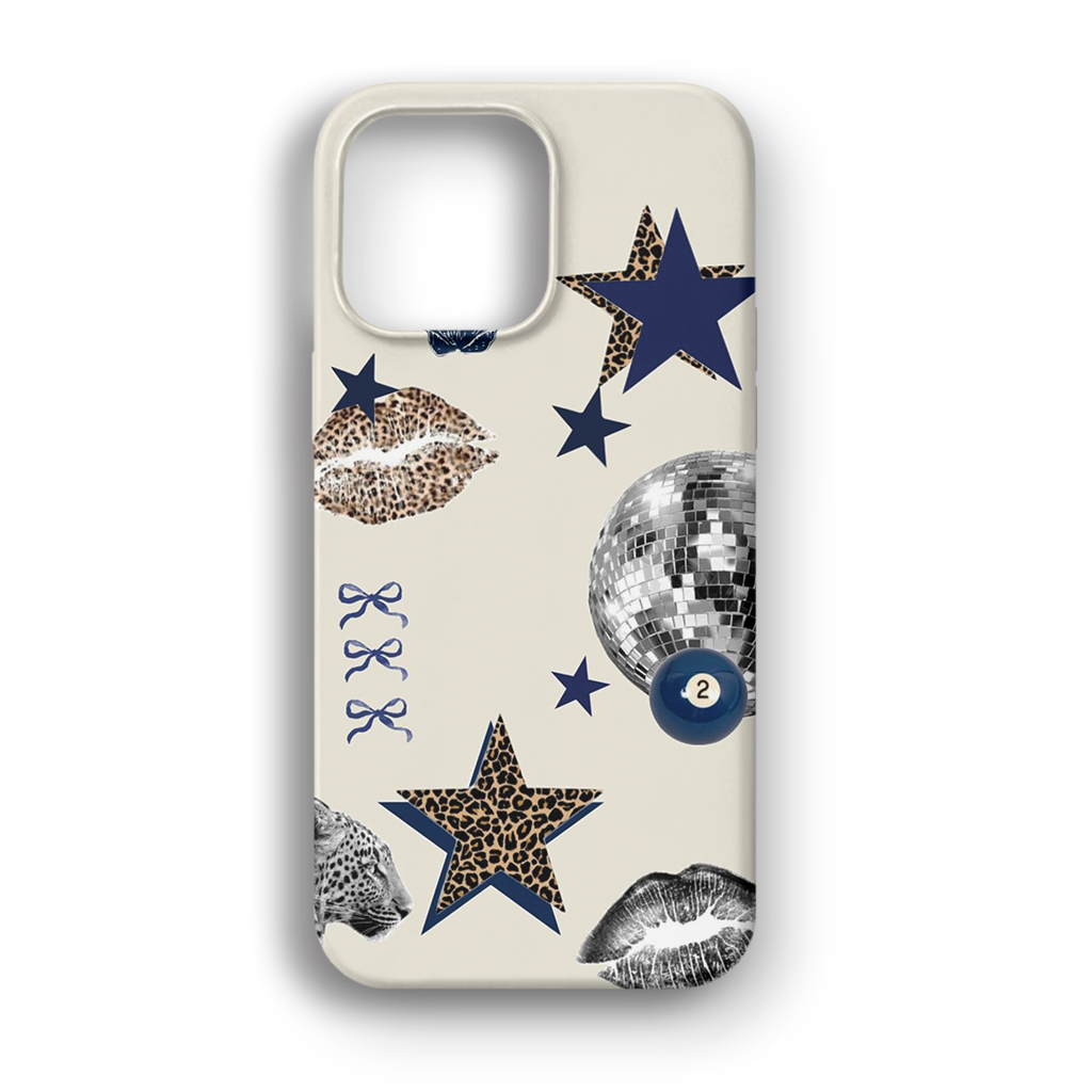 Disco Leopard Party - Lüks Kadife İç Kaplamalı Koruyucu Kılıf (K 156)