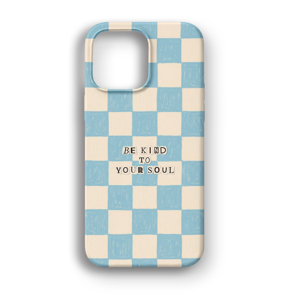 Be Kind To Your Soul - Lüks Kadife İç Kaplamalı Koruyucu Kılıf (K 239)