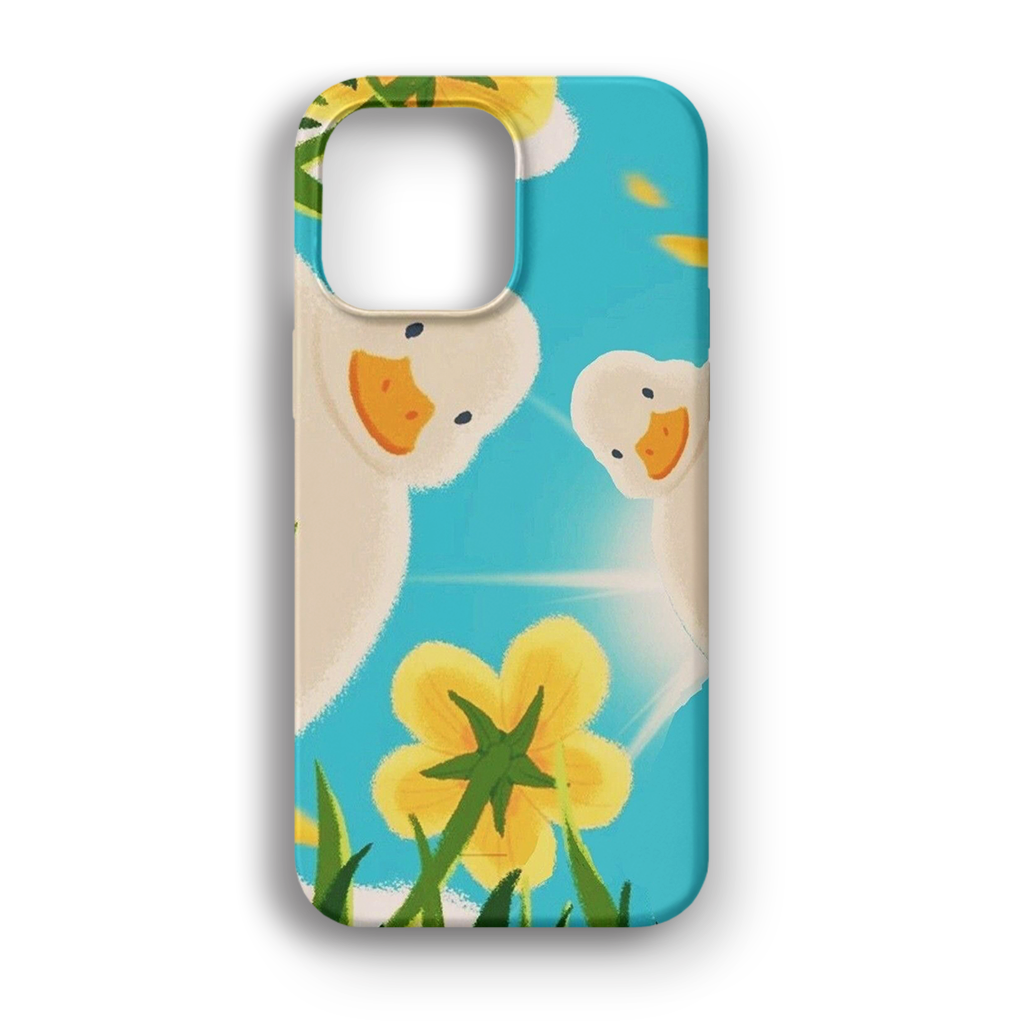 Sunny Ducks - Lüks Kadife İç Kaplamalı Koruyucu Kılıf (K 251)