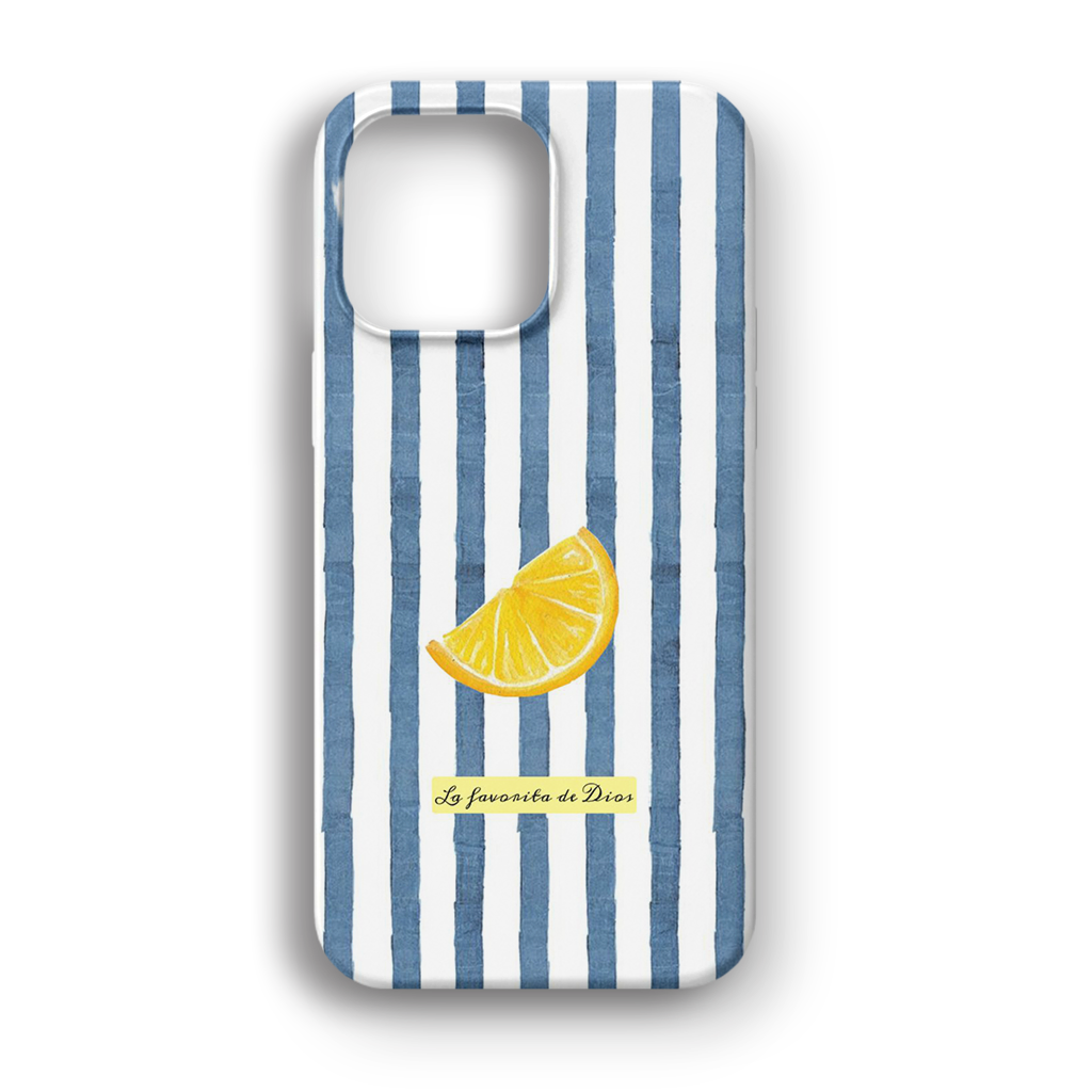 Lemon Stripe - Lüks Kadife İç Kaplamalı Koruyucu Kılıf (K 256)