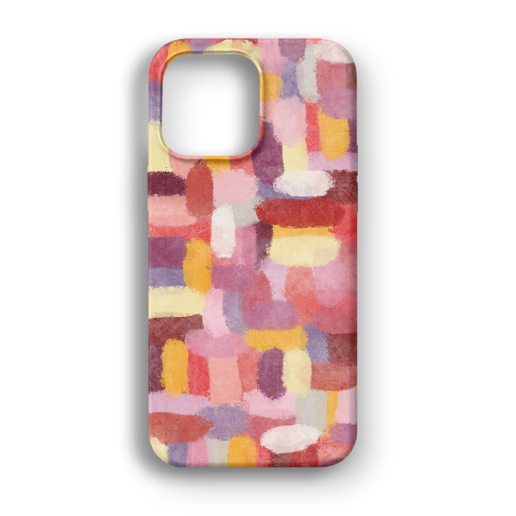 Colorful Mosaic - Lüks Kadife İç Kaplamalı Koruyucu Kılıf (K 259)