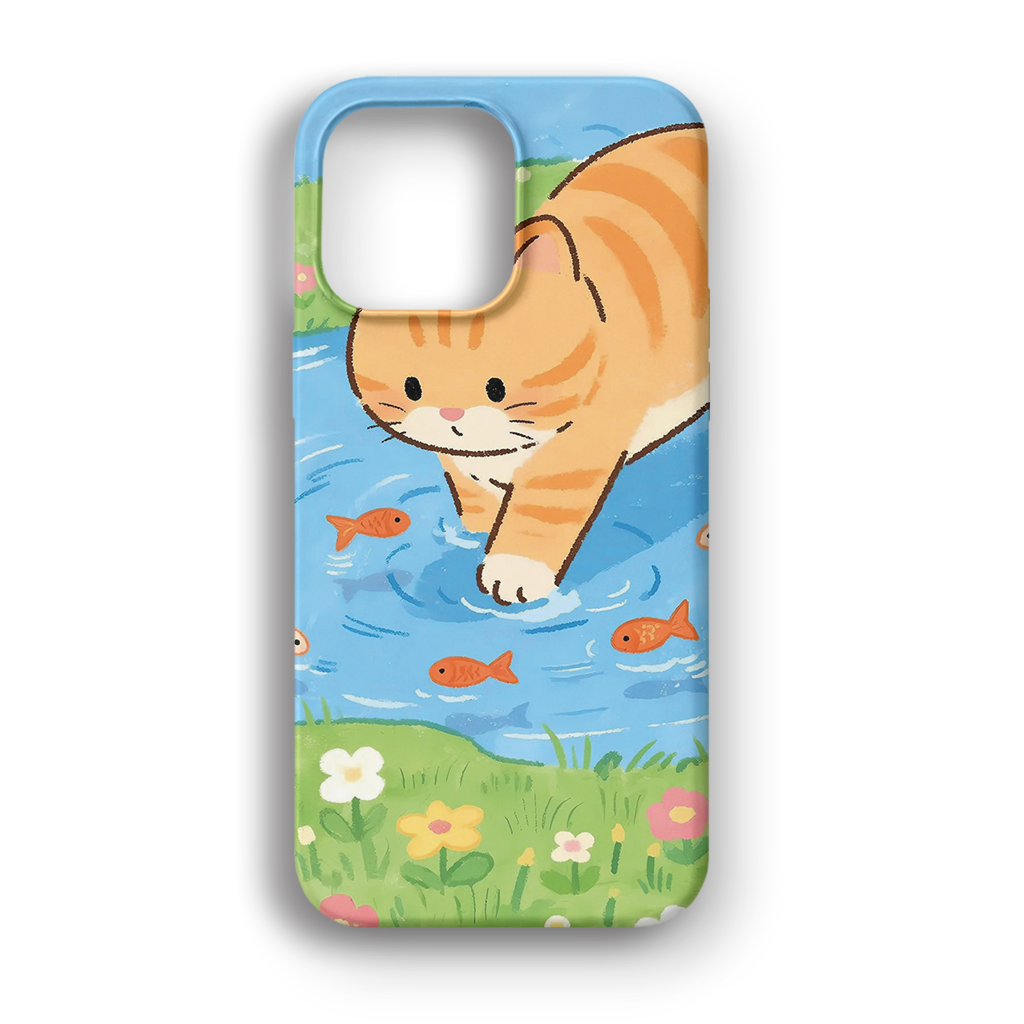 Fishing Cat - Lüks Kadife İç Kaplamalı Koruyucu Kılıf (K 266)