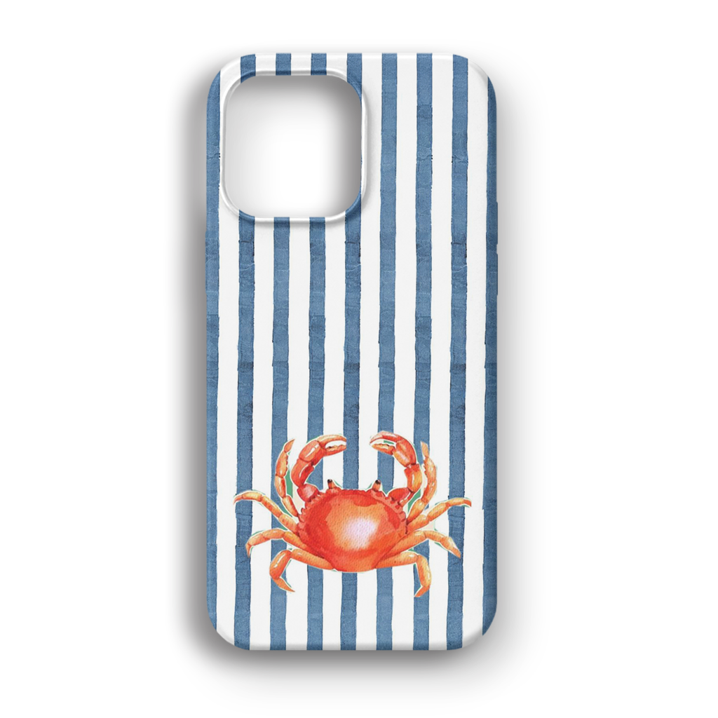 Cute Crab - Lüks Kadife İç Kaplamalı Koruyucu Kılıf (K 274)