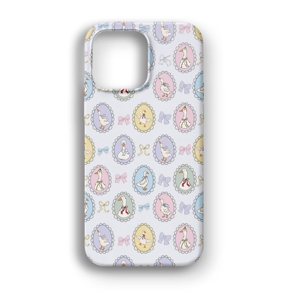 Duck Cameo Pattern - Lüks Kadife İç Kaplamalı Koruyucu Kılıf (K 282)