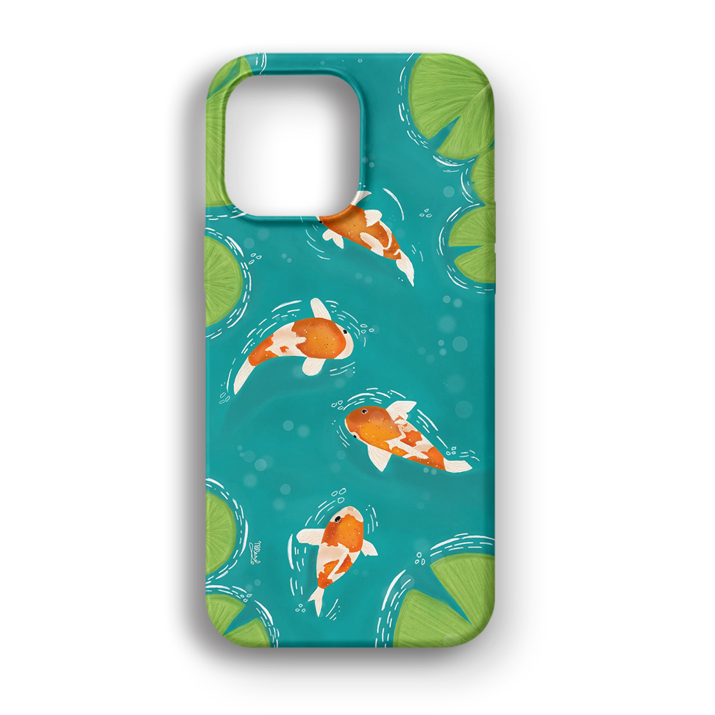 Koi Pond - Lüks Kadife İç Kaplamalı Koruyucu Kılıf (K 309)