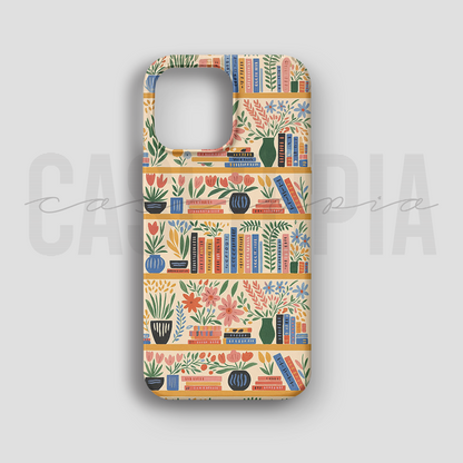 Books & Blooms Shelf - Lüks Kadife İç Kaplamalı Koruyucu Kılıf (K 124)