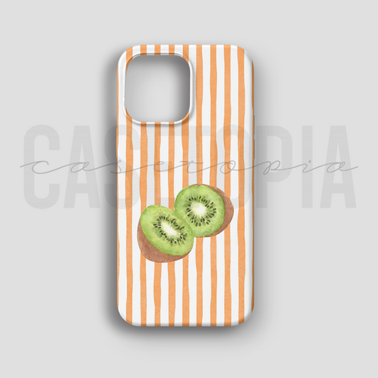 Kiwi Stripe - Lüks Kadife İç Kaplamalı Koruyucu Kılıf (K 139)