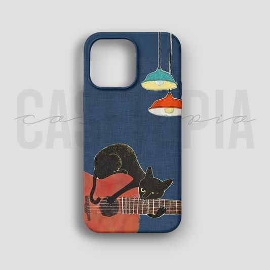 Guitar Cat - Lüks Kadife İç Kaplamalı Koruyucu Kılıf (K 140)