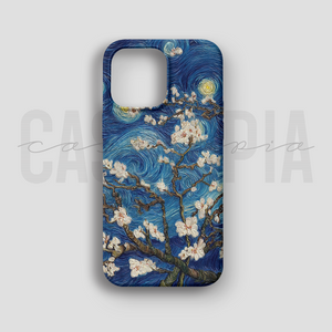 Almond Blossom Van Gogh - Lüks Kadife İç Kaplamalı Koruyucu Kılıf (K 153)