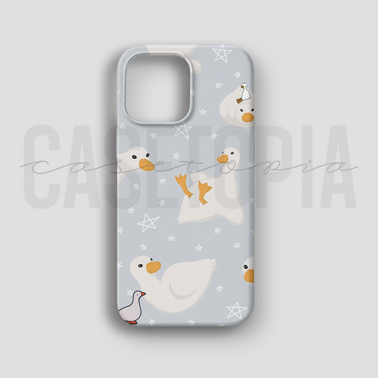 Cute Ducks - Lüks Kadife İç Kaplamalı Koruyucu Kılıf (K 233)