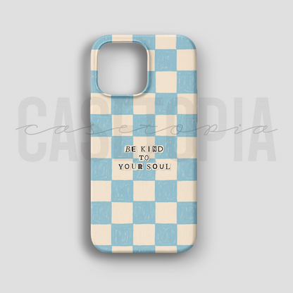 Be Kind To Your Soul - Lüks Kadife İç Kaplamalı Koruyucu Kılıf (K 239)
