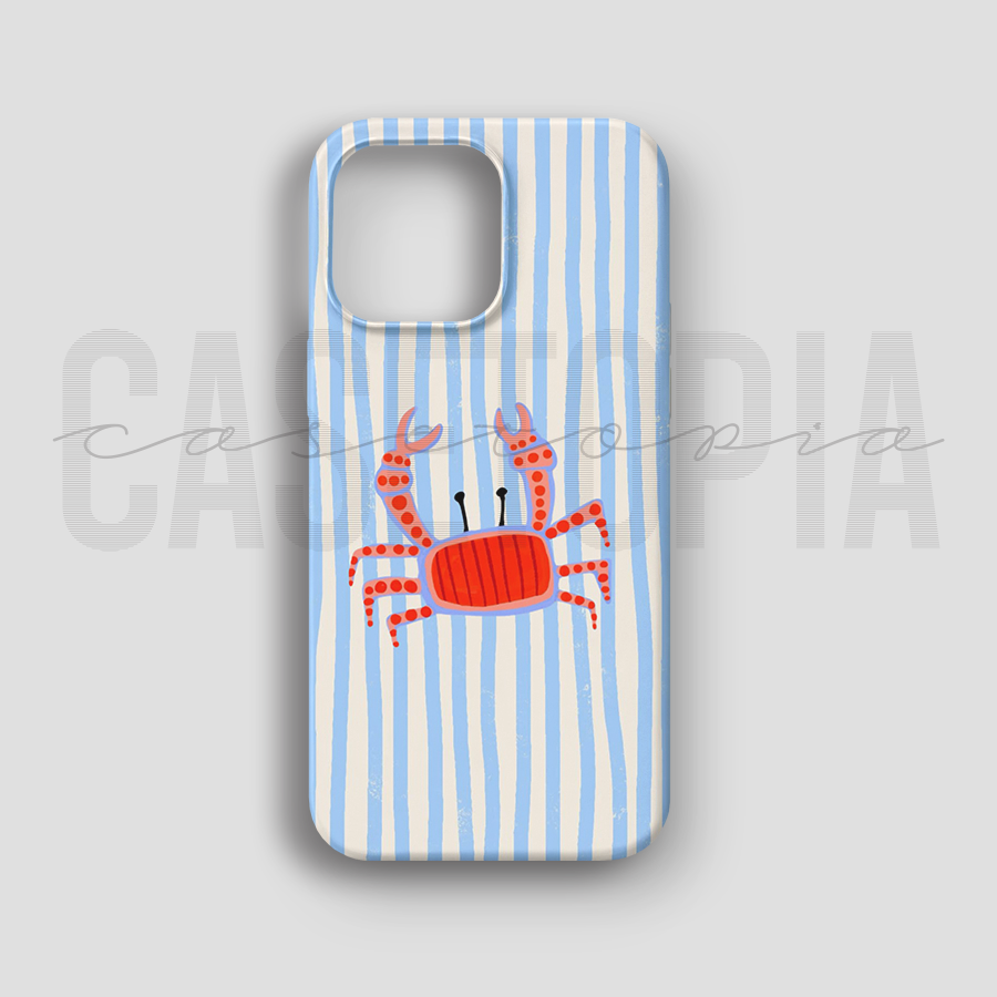 Striped Crab - Lüks Kadife İç Kaplamalı Koruyucu Kılıf (K 249)