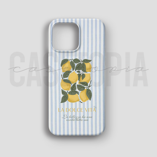La Dolce Vita Lemon - Lüks Kadife İç Kaplamalı Koruyucu Kılıf (K 271)
