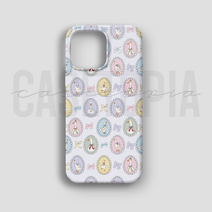 Duck Cameo Pattern - Lüks Kadife İç Kaplamalı Koruyucu Kılıf (K 282)