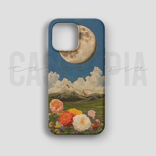 Moonlit Meadow - Lüks Kadife İç Kaplamalı Koruyucu Kılıf (K 295)