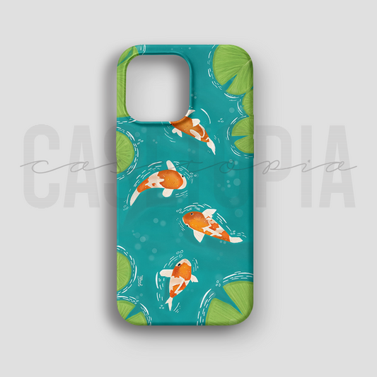 Koi Pond - Lüks Kadife İç Kaplamalı Koruyucu Kılıf (K 309)